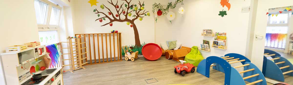 Kindergarten Spielraum mit Spielzeug